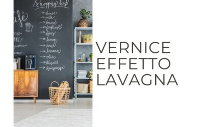 Vernice effetto lavagna, unisci stile e funzionalità